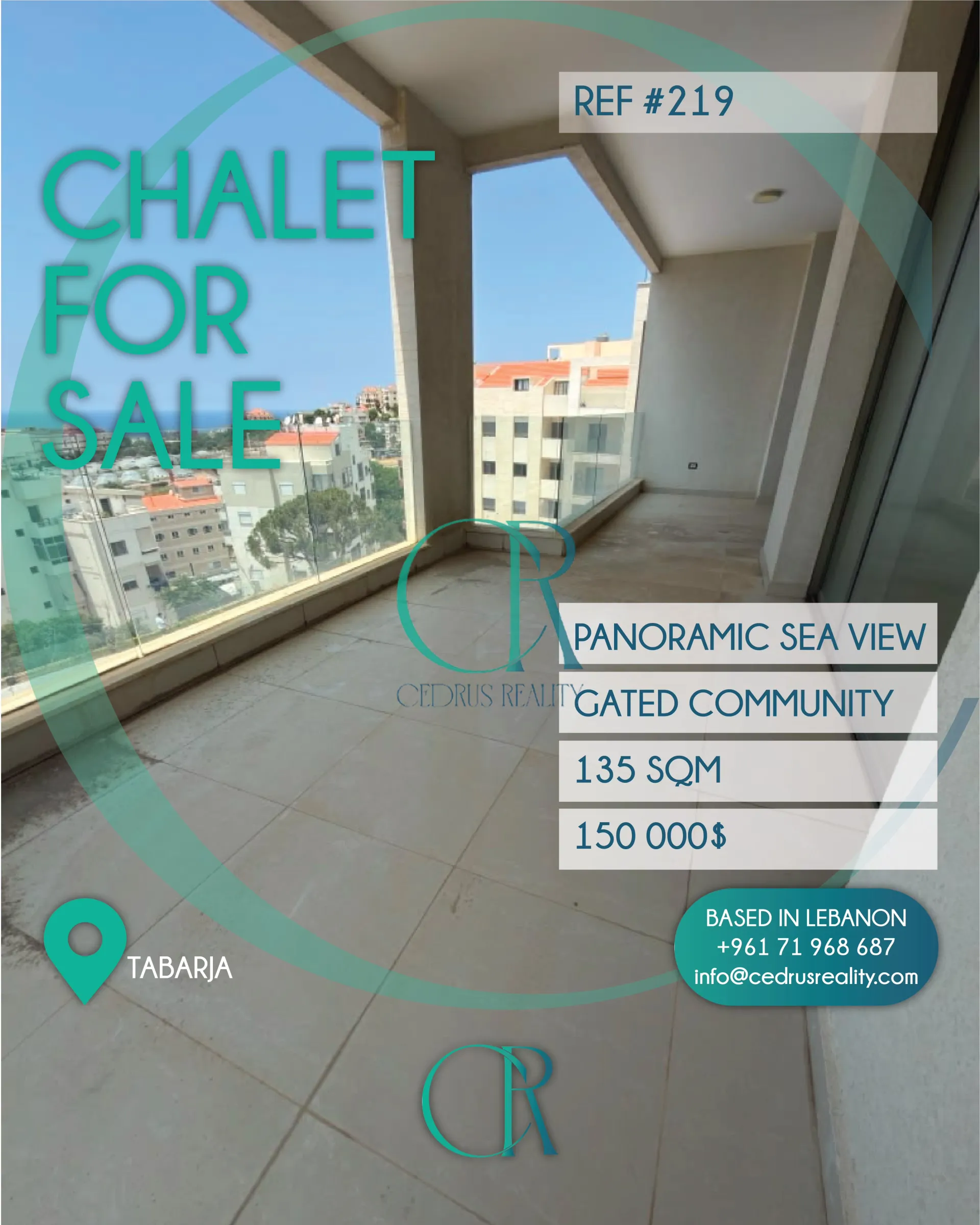 Apartment for sale in Tabarja, Lebanon