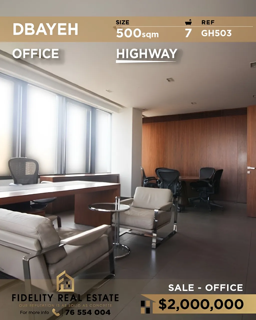 Office for sale in Dbayeh, Lebanon