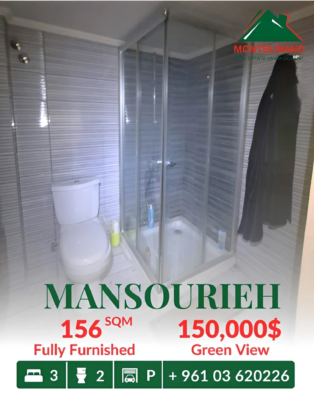 Apartment for sale in Mansourieh, Lebanon