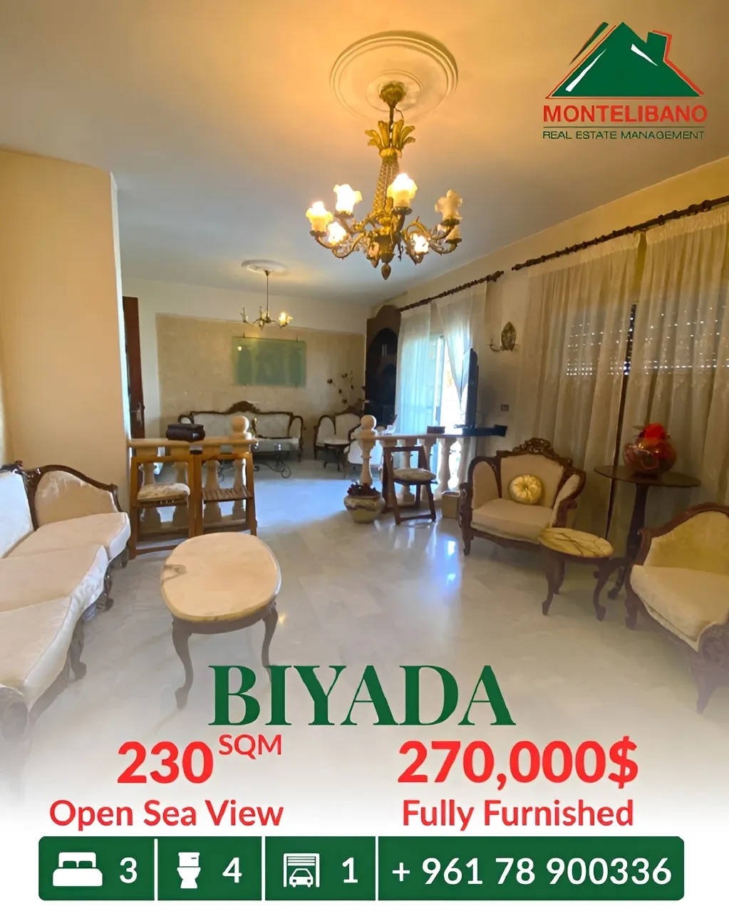 Apartment for sale in Bayada