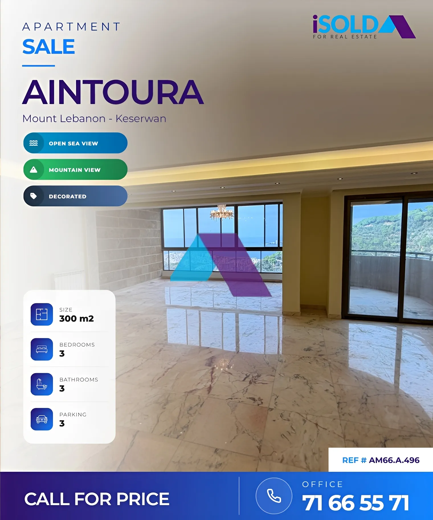 Apartment for sale in Aintoura