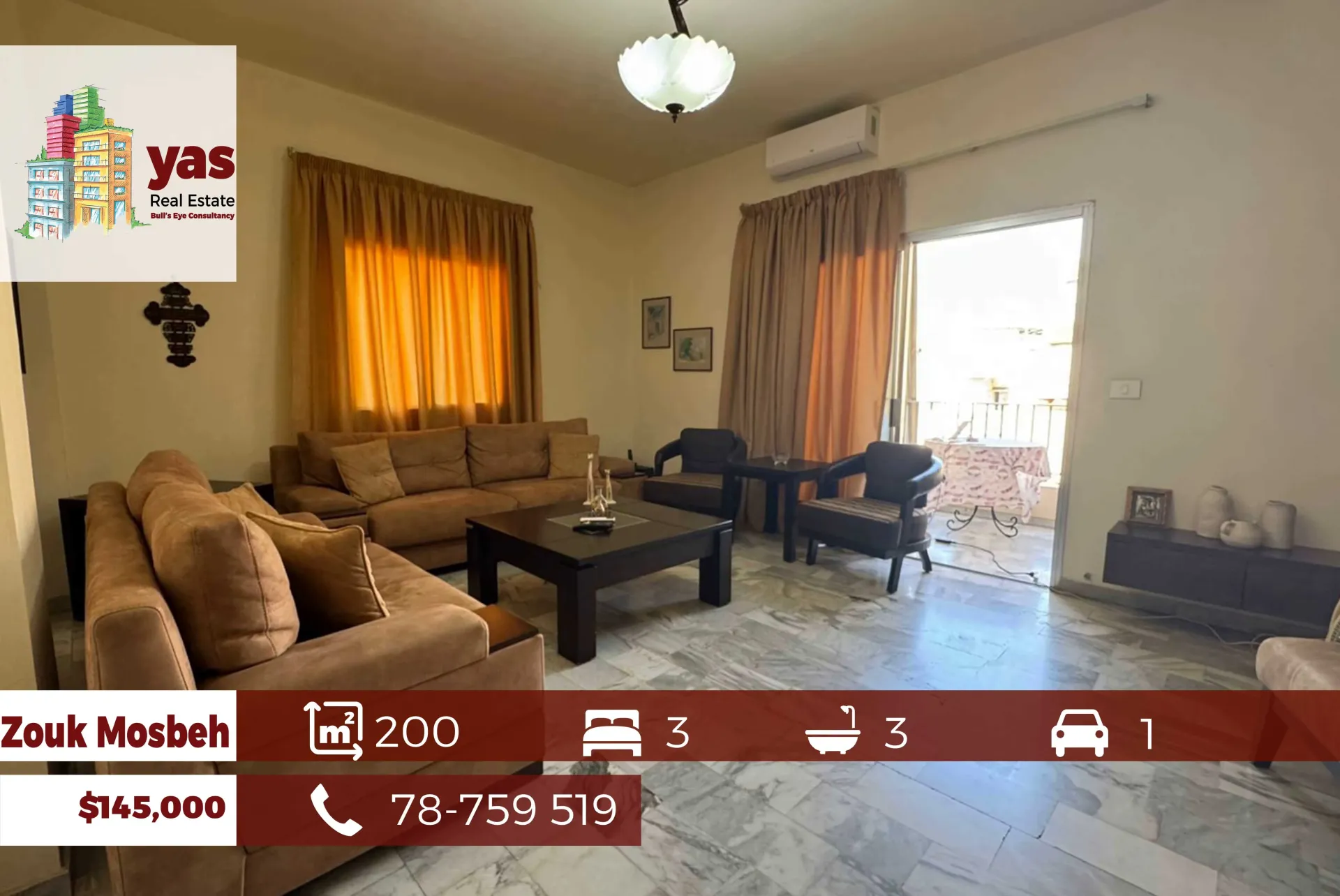 Apartment for Sale in Zouk Mosbeh