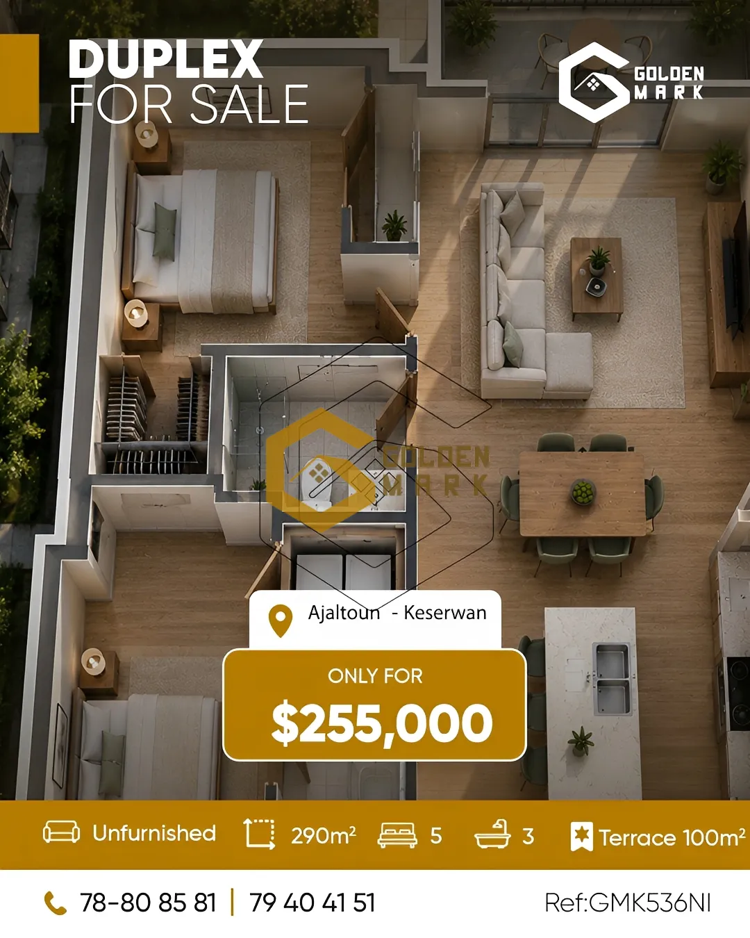 Duplex for Sale in Ajaltoun
