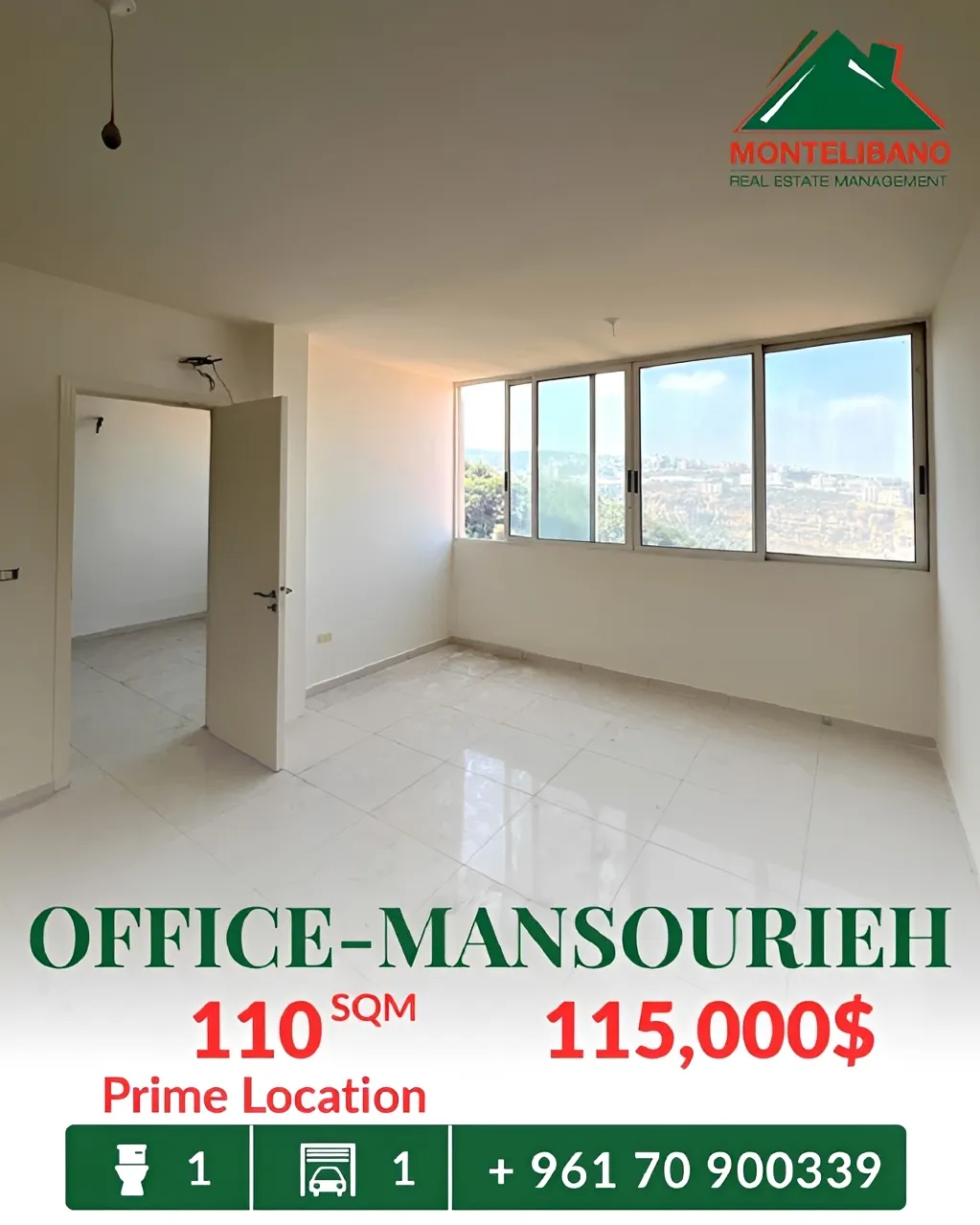 Office for sale in Mansourieh, Lebanon