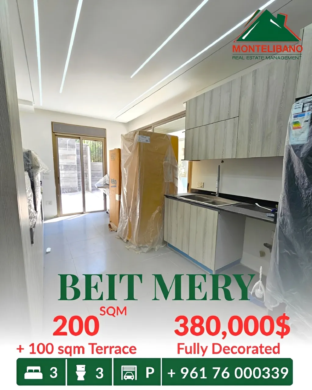 Apartment for sale in Beit Meri, Lebanon
