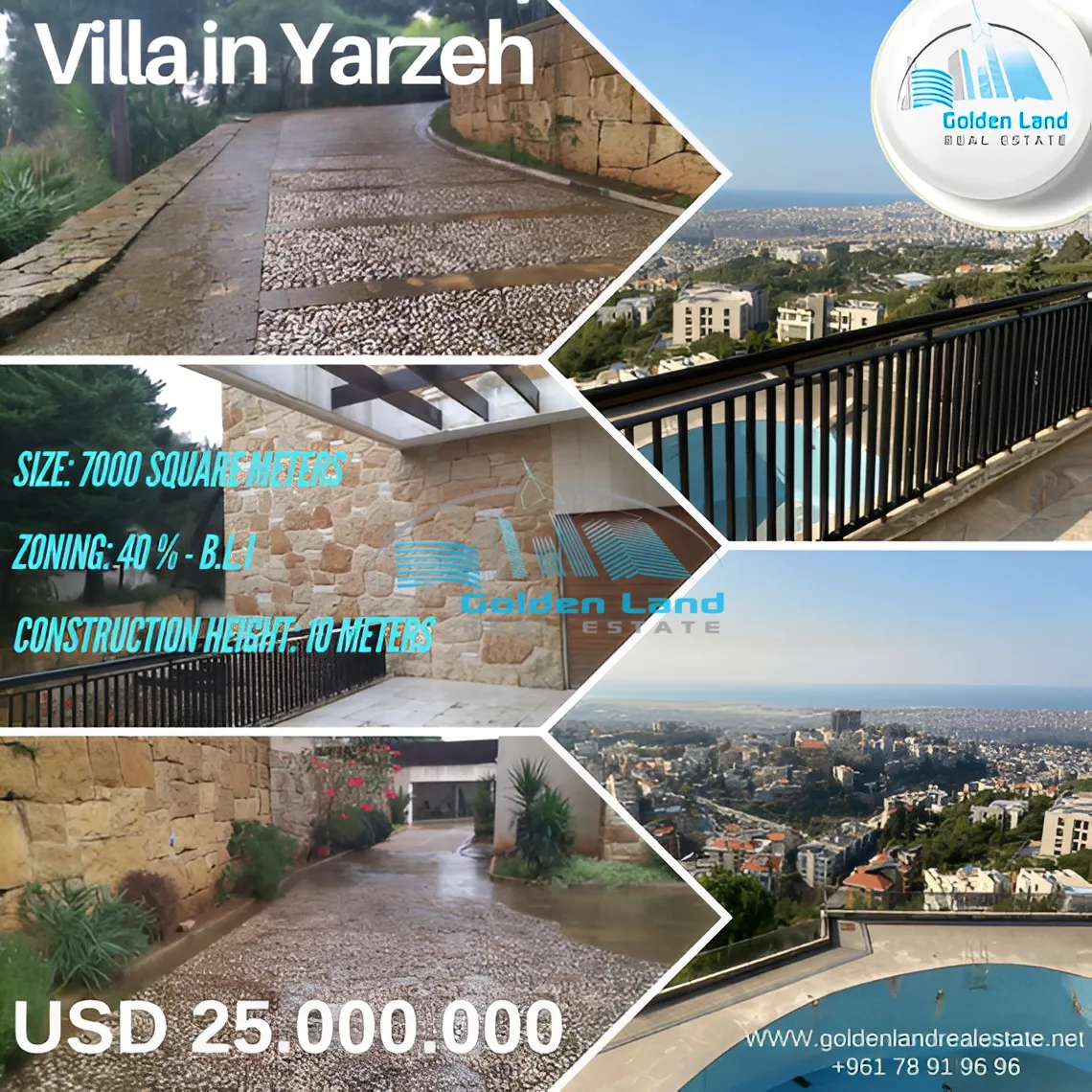 Villa for Sale in Yarzeh, Lebanon - 5 bed, 4 bath
