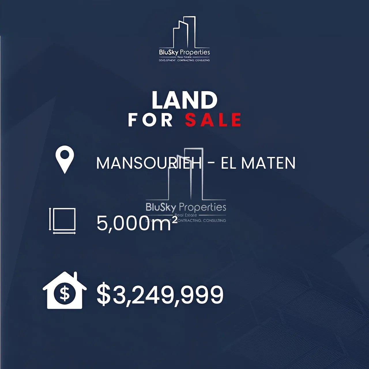 Land for Sale in Mansourieh