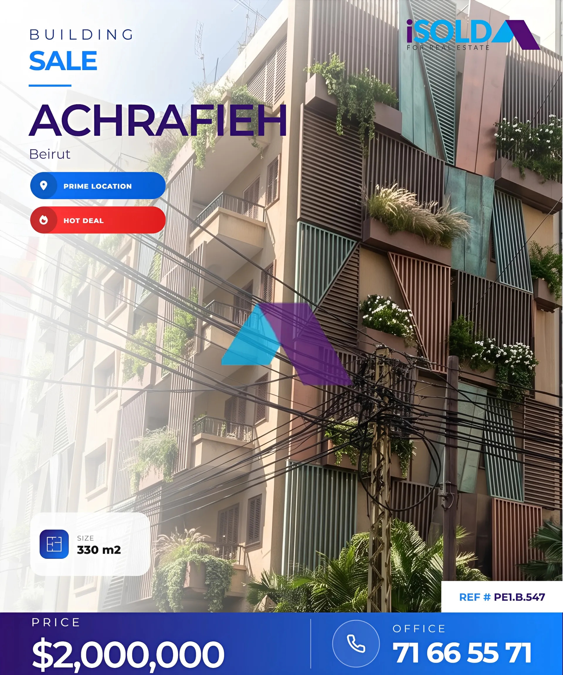 Building for sale in Achrafieh, Beirut, Lebanon