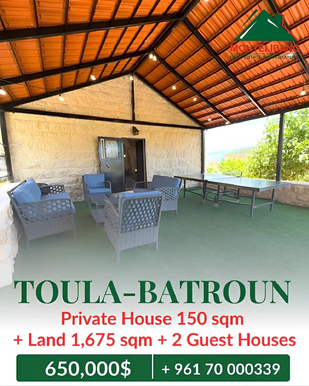 House for sale in Batroun, Lebanon - 1 bath