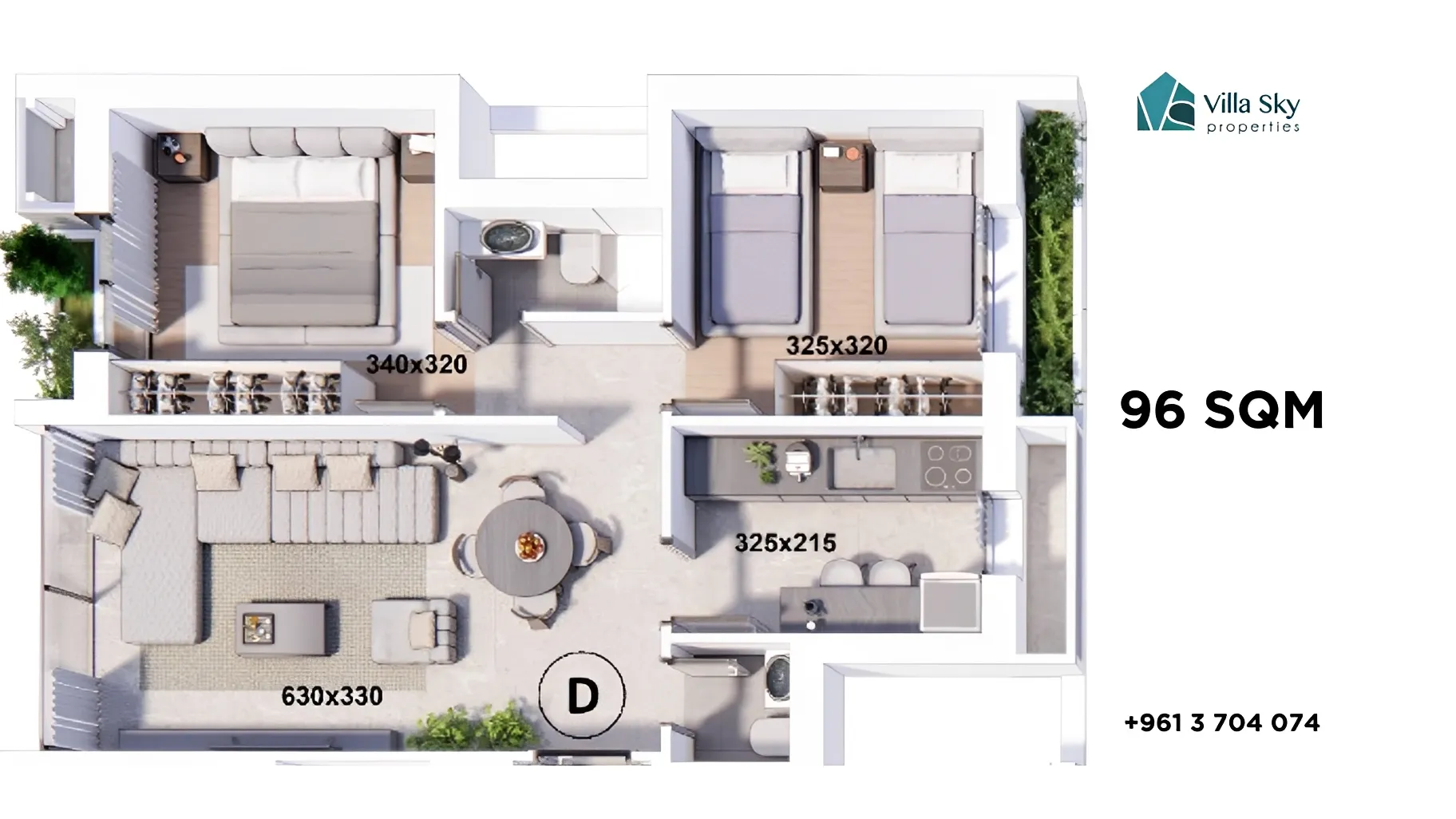 Apartment for sale in Antelias, Lebanon