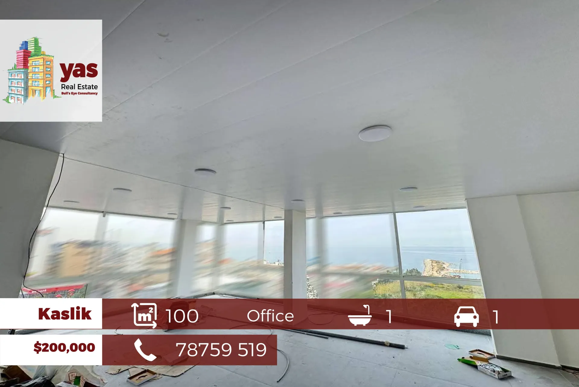 Office for Sale in Kaslik