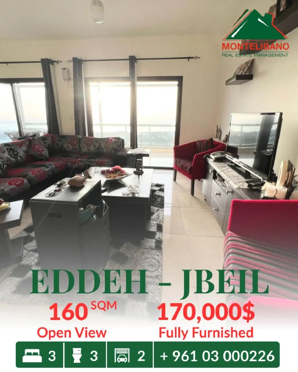 Apartment for sale in Edde, Lebanon