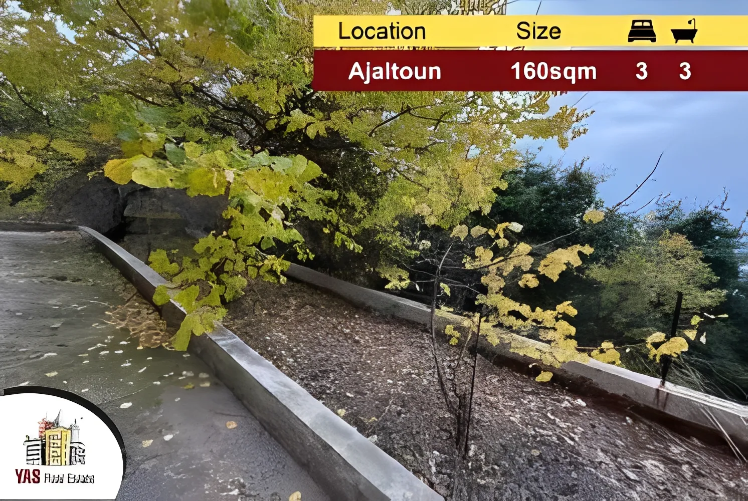 Apartment for Sale in Ajaltoun - 3 bed, 3 bath
