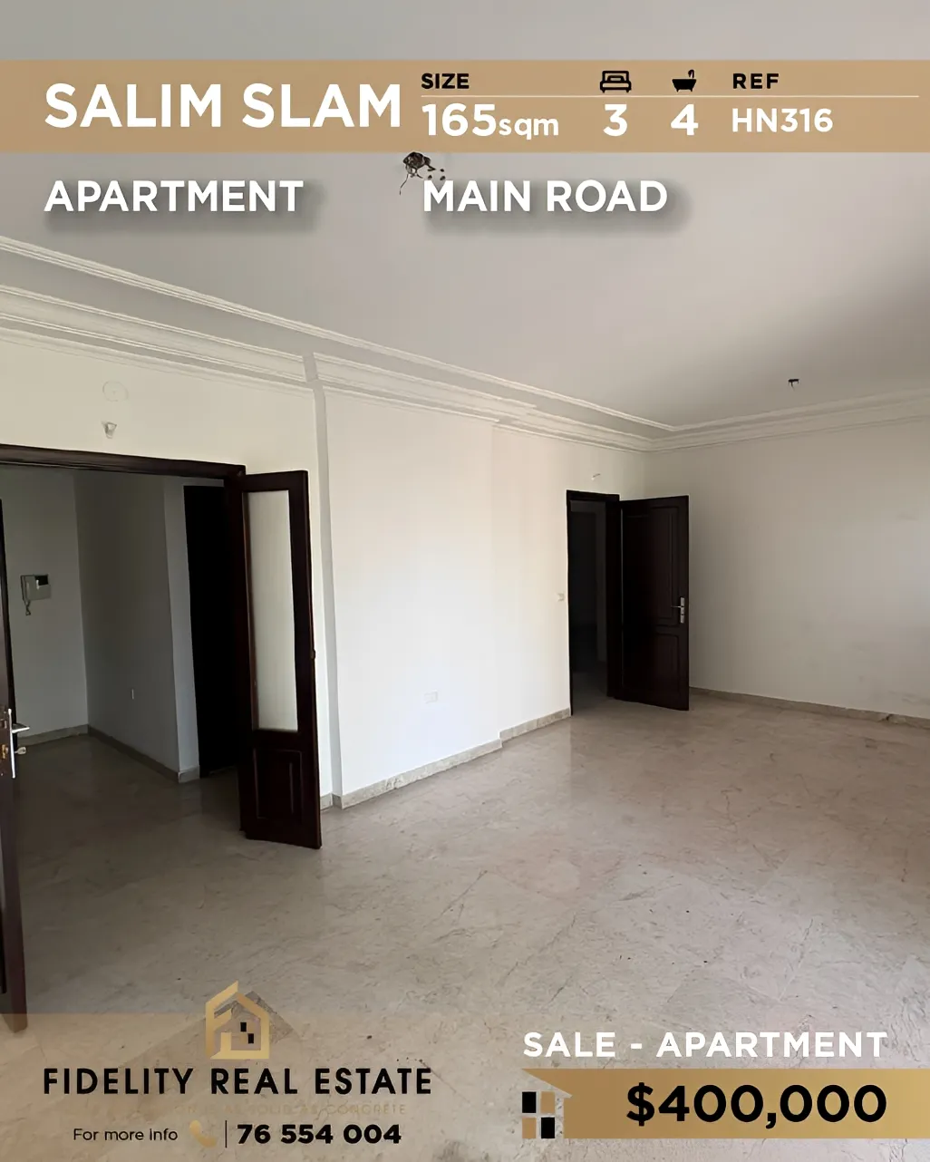 Apartment for sale in Salim Salam, Bayrut, Lebanon