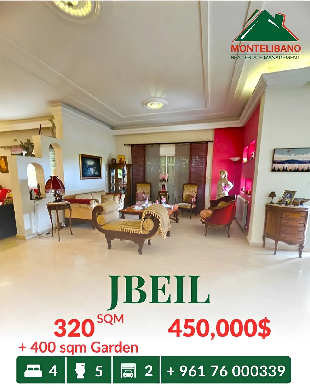 Apartment for sale in Jbeil, Lebanon