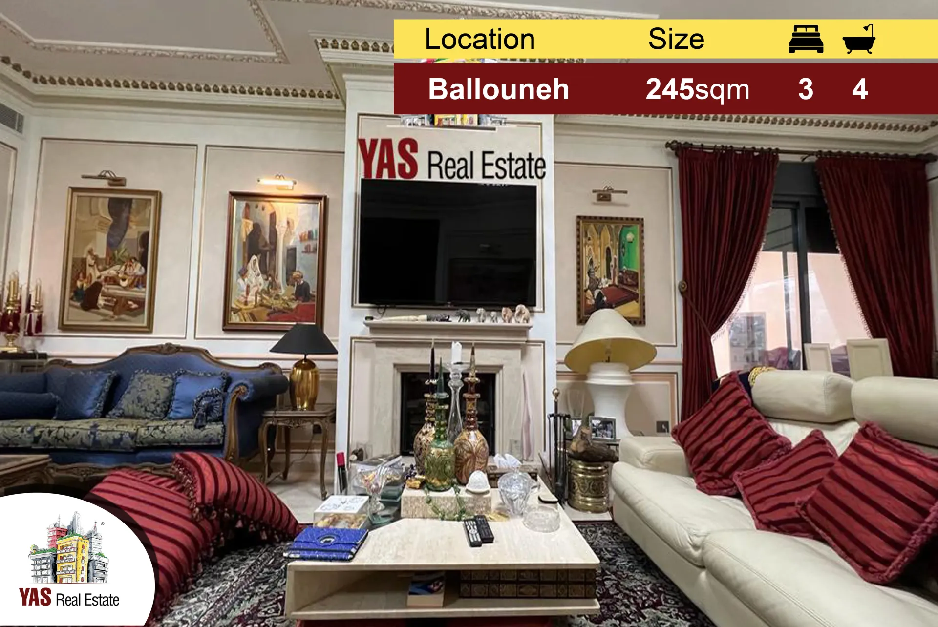 Apartment for Sale in Ballouneh