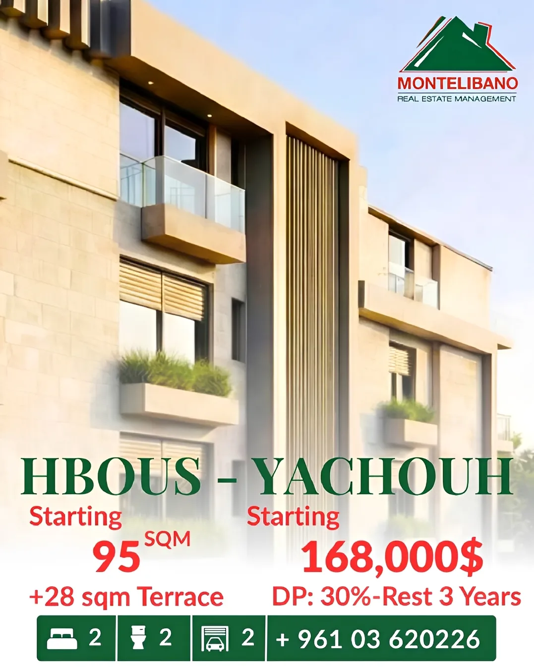 Apartment for sale in Hbous, Lebanon
