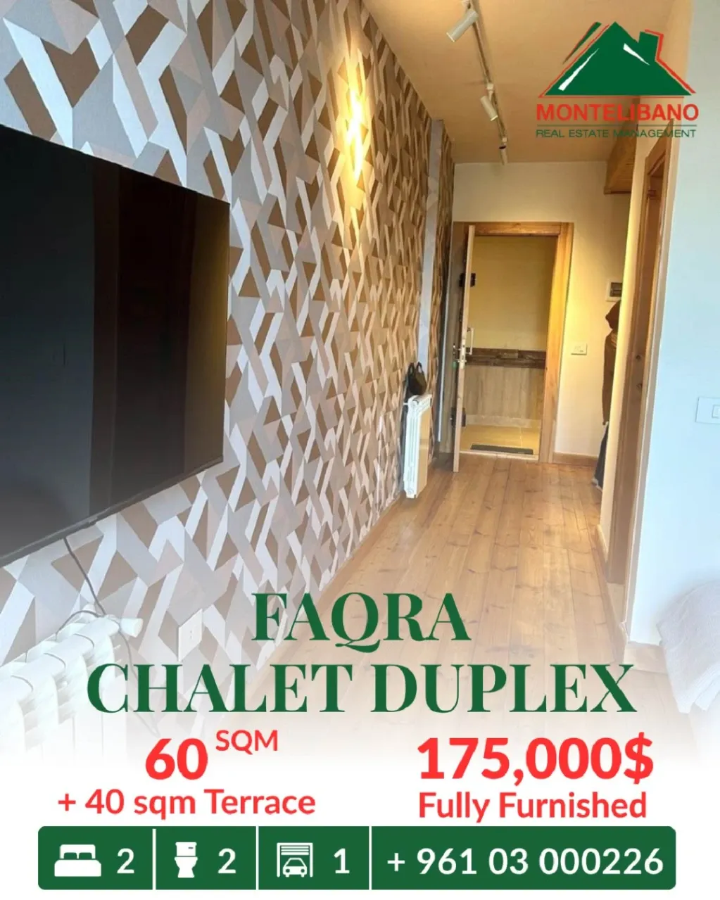 Chalet for sale in Faqra, Lebanon