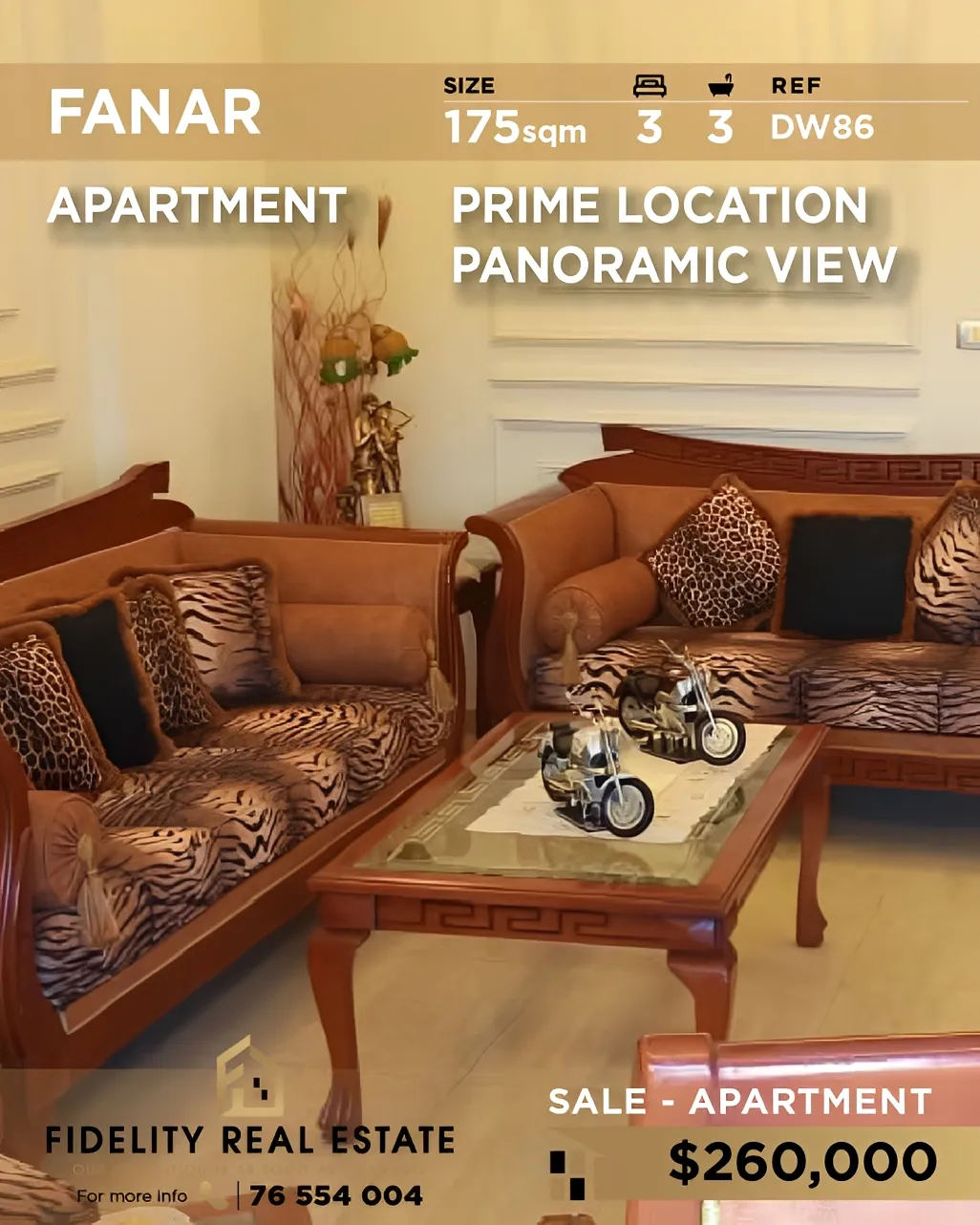 Apartment for sale in Fanar