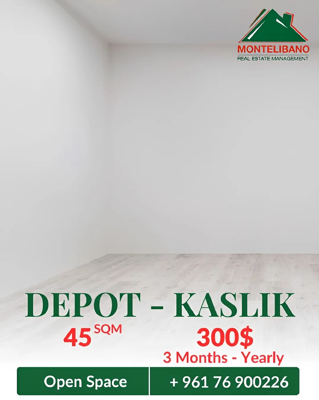 Warehouse for rent in Kaslik, Lebanon