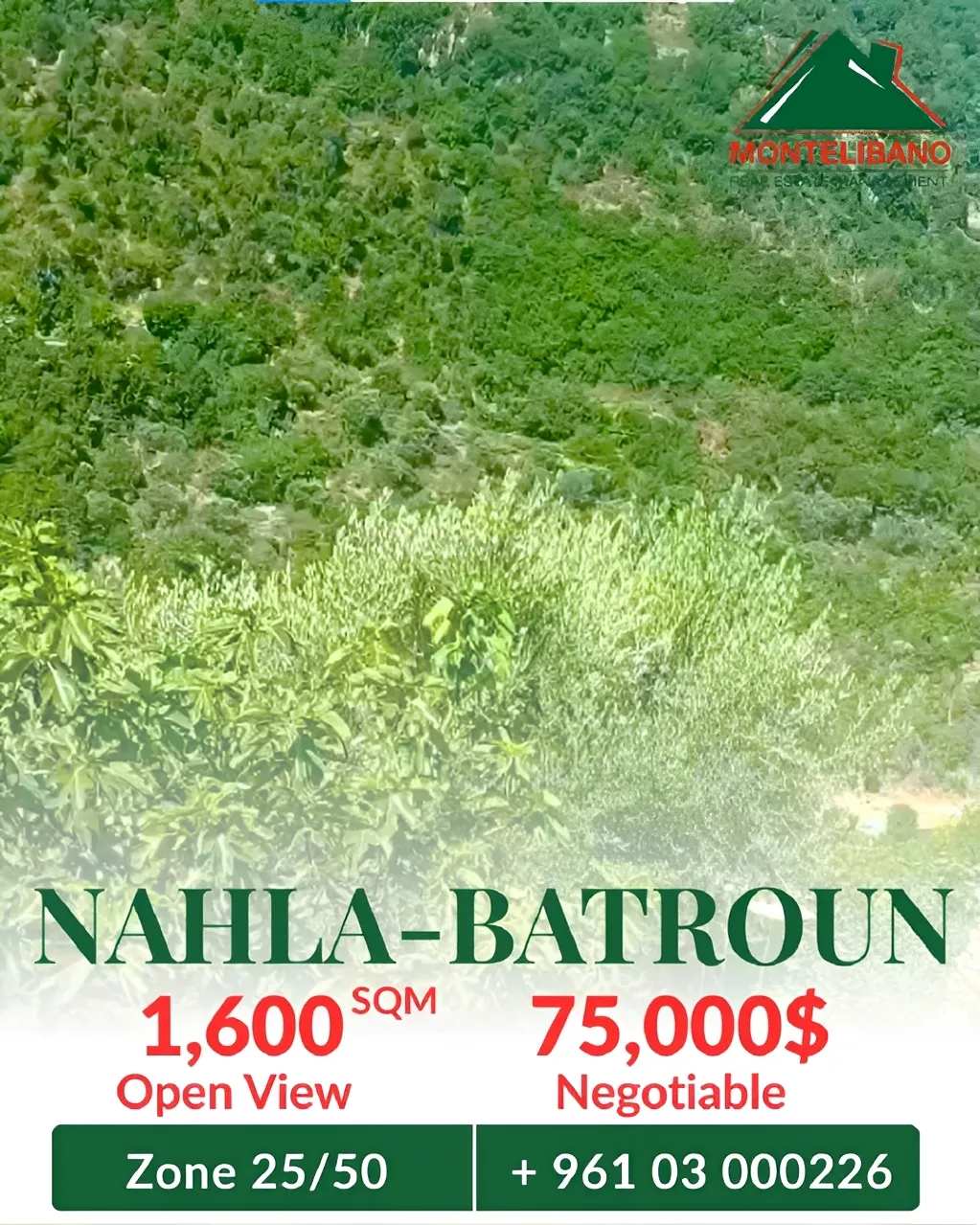 Residential Land for sale in Batroun, Lebanon
