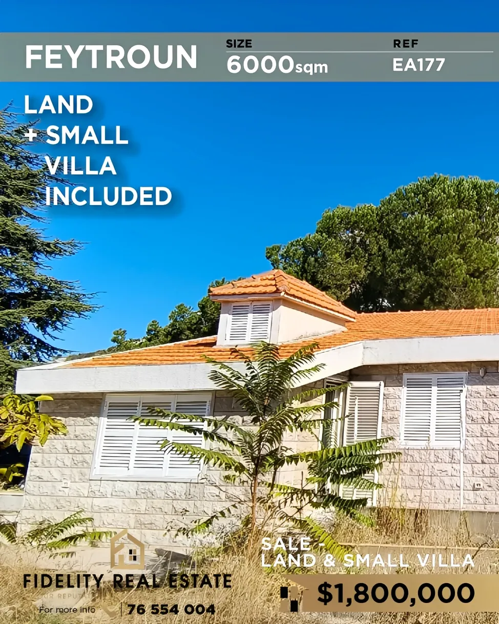 Residential Land for sale in Faitroun, Lebanon