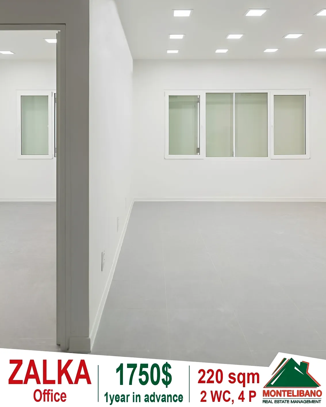 Office for rent in Zalqa, Lebanon
