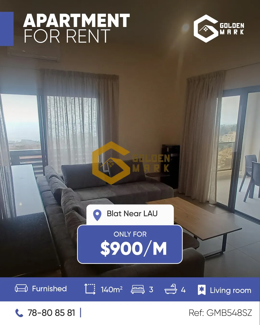 Apartment for Rent in Blat