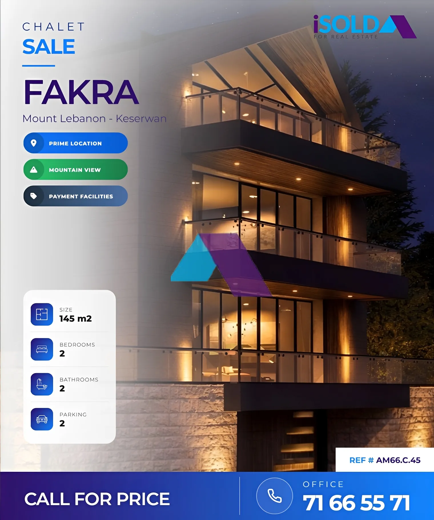 Chalet for sale in Faqra
