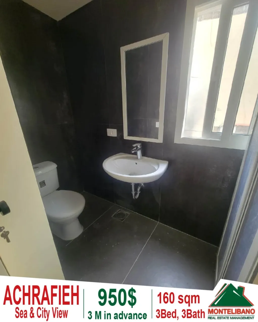 Apartment for rent in Achrafieh, Beirut, Lebanon