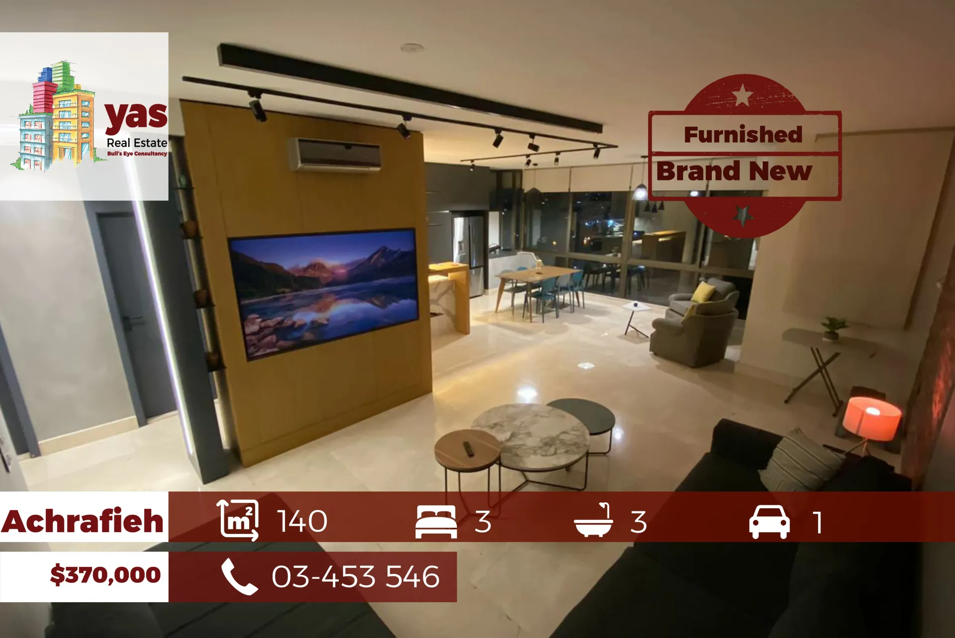 Apartment for Sale in Achrafieh