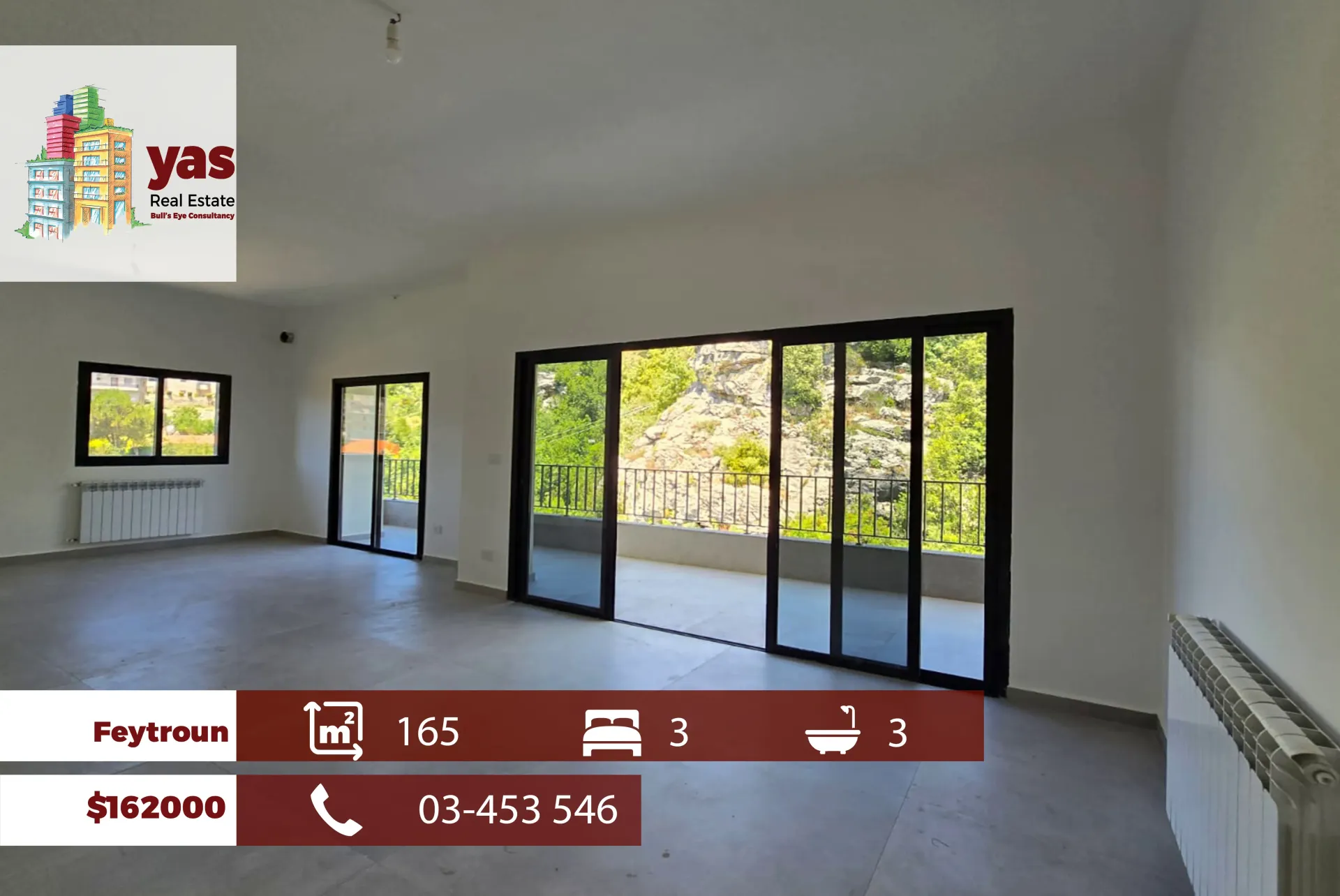 Apartment for Sale in Faytroun - 3 bed, 3 bath