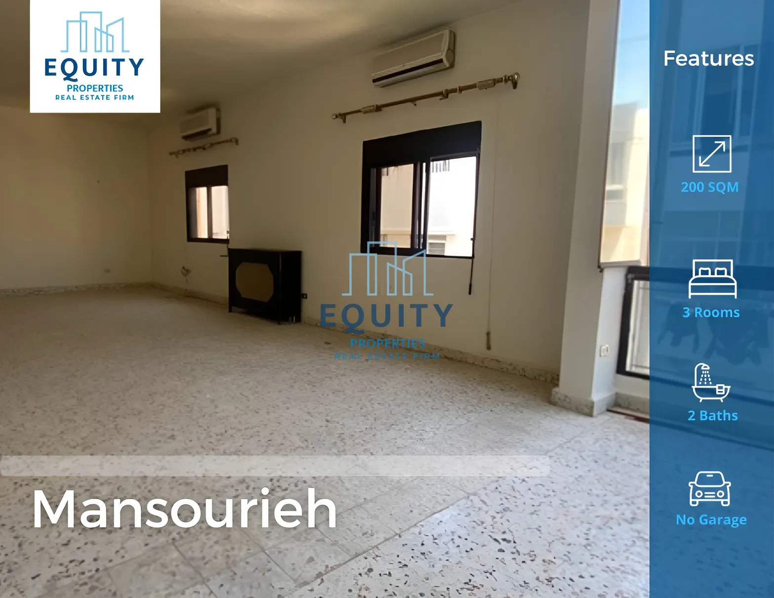 Apartment for sale in Mansourieh, Lebanon - 3 bed, 2 bath