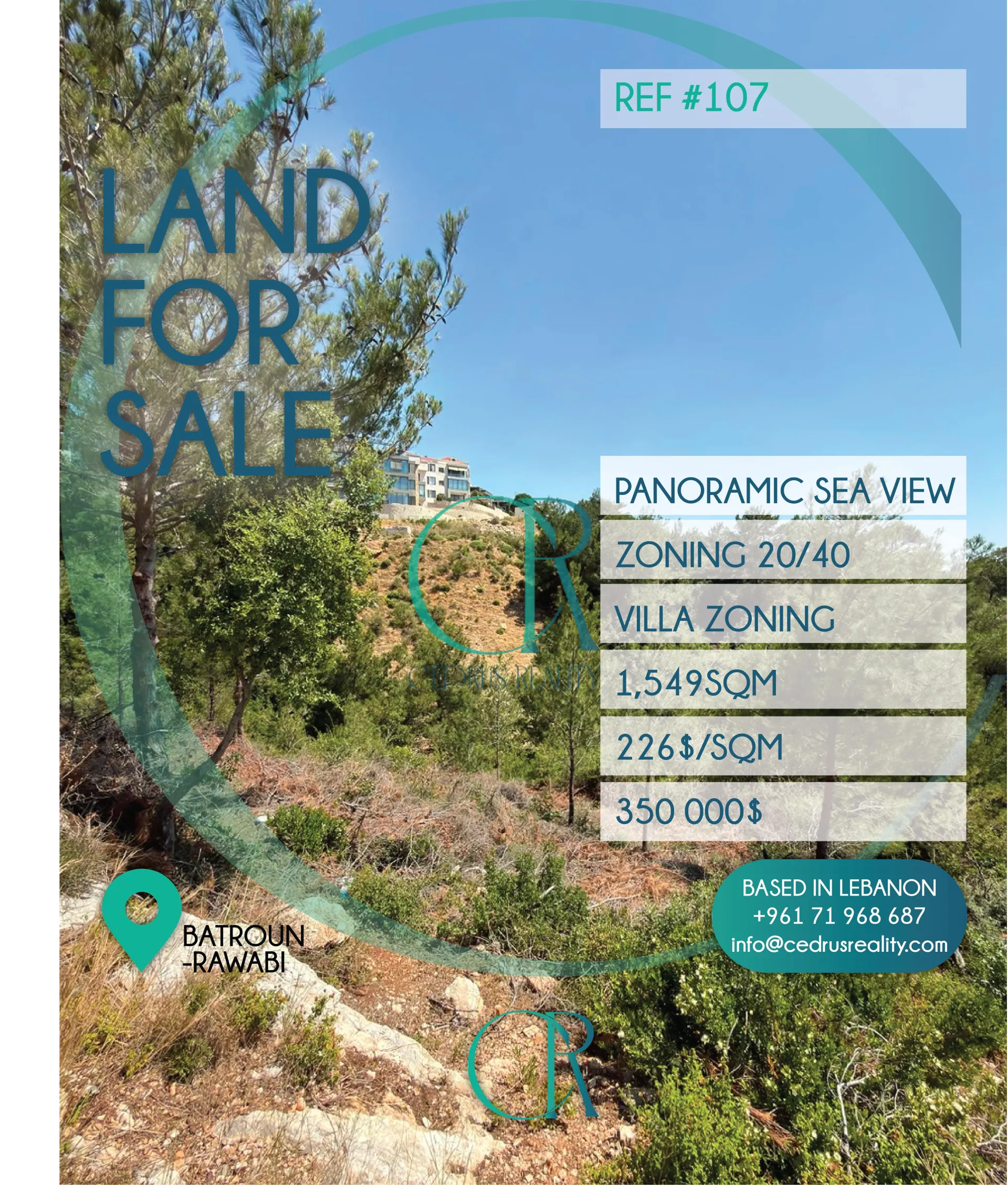 Residential Land for sale in Batroun, Lebanon