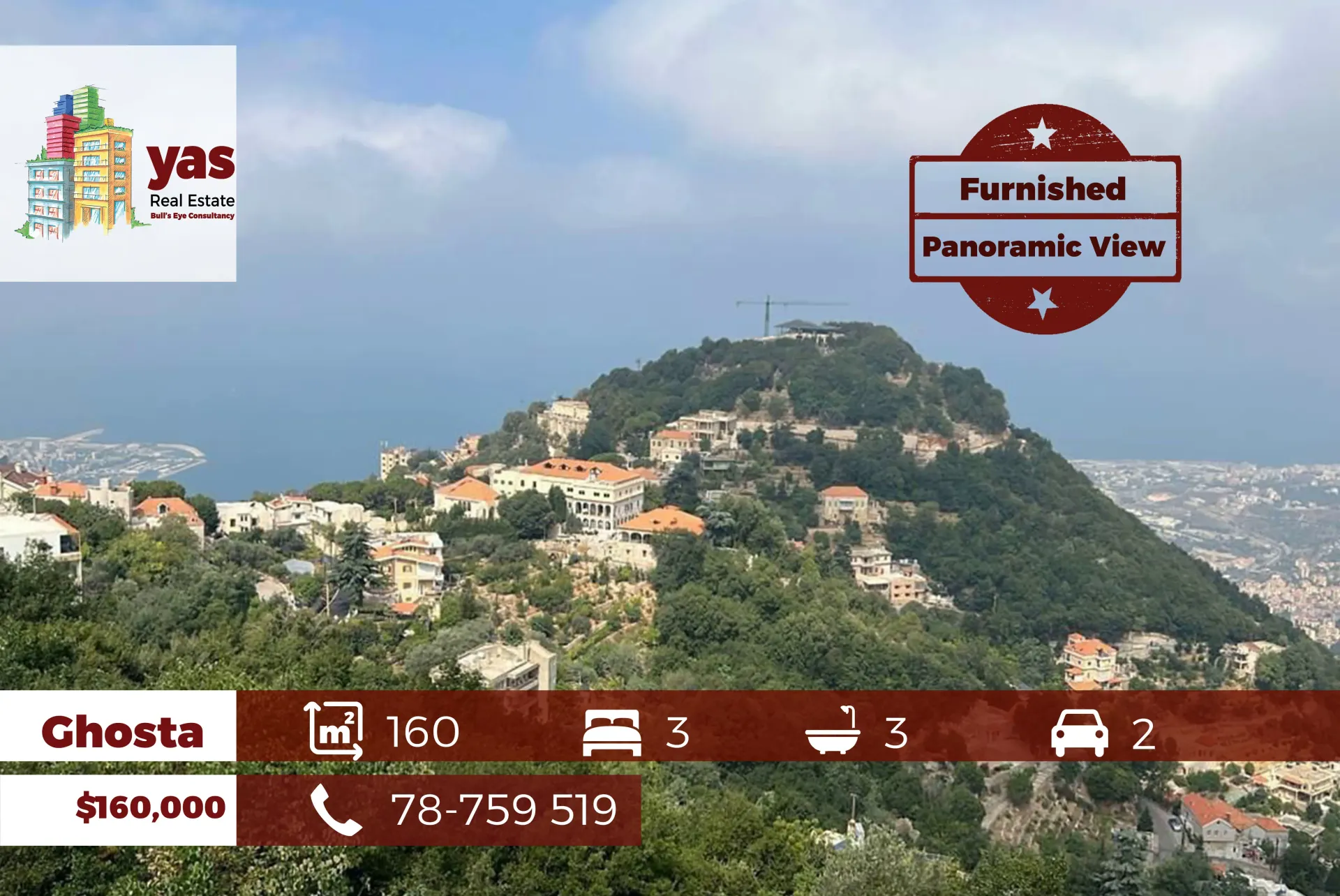 Apartment for Sale in Ghosta - 3 bed, 3 bath