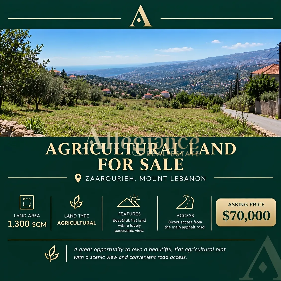 Residential Land for sale in Zaarouriyeh