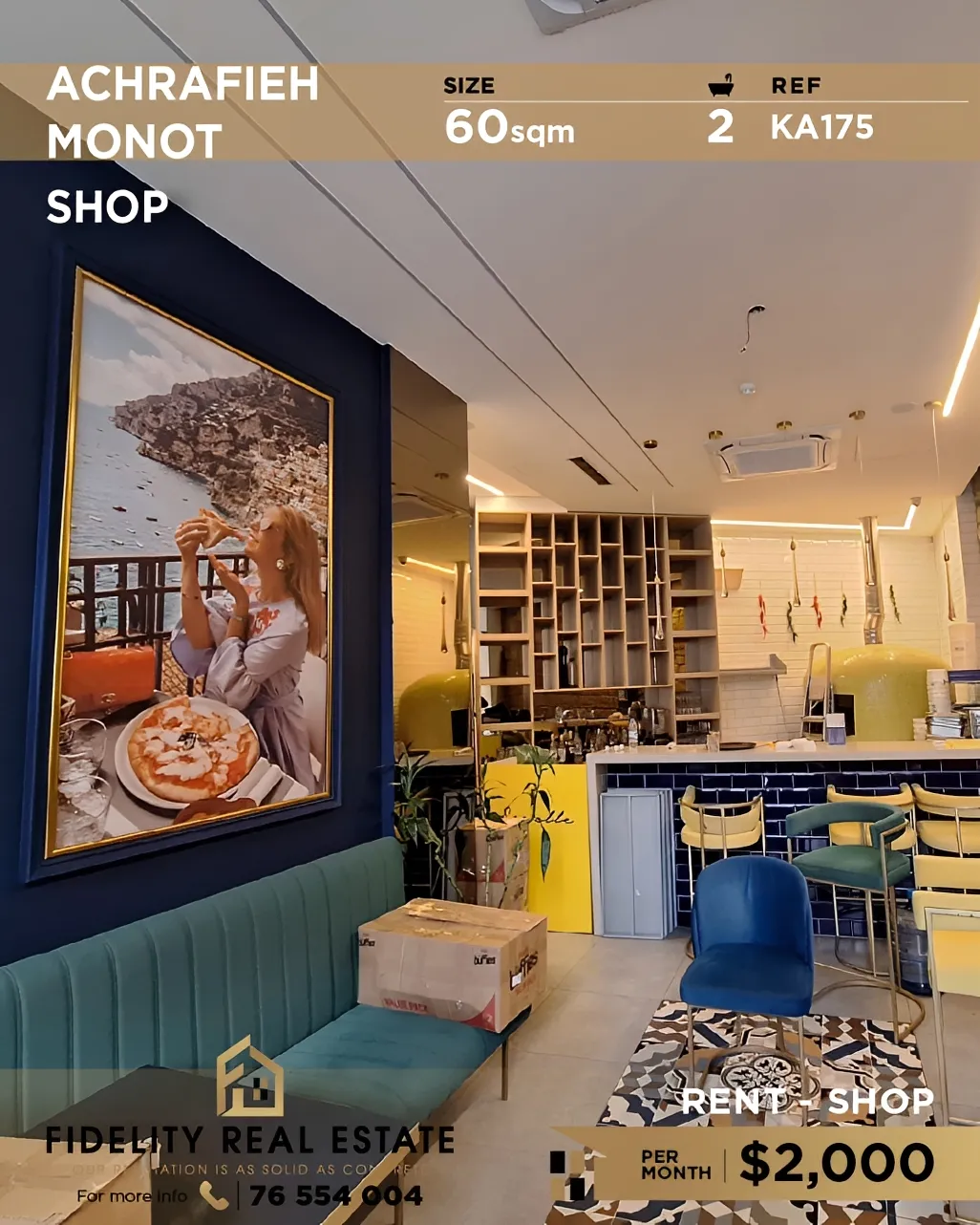 Shop for rent in Achrafieh, Beirut, Lebanon
