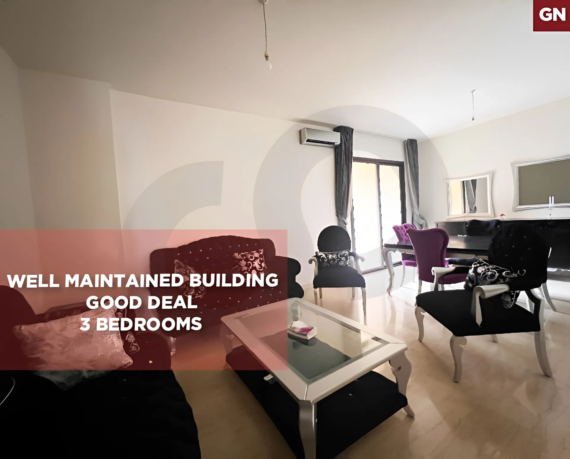 Apartment for Sale in Baouchriyeh - 3 bed, 2 bath