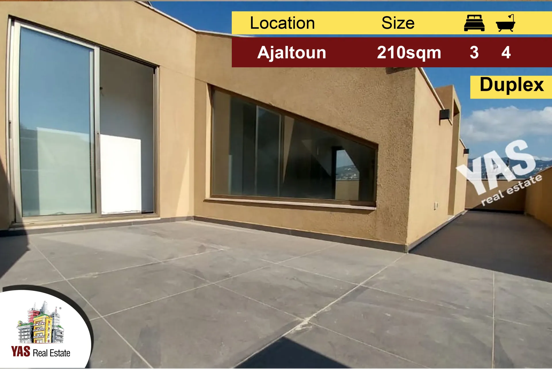 Apartment for Sale in Ajaltoun