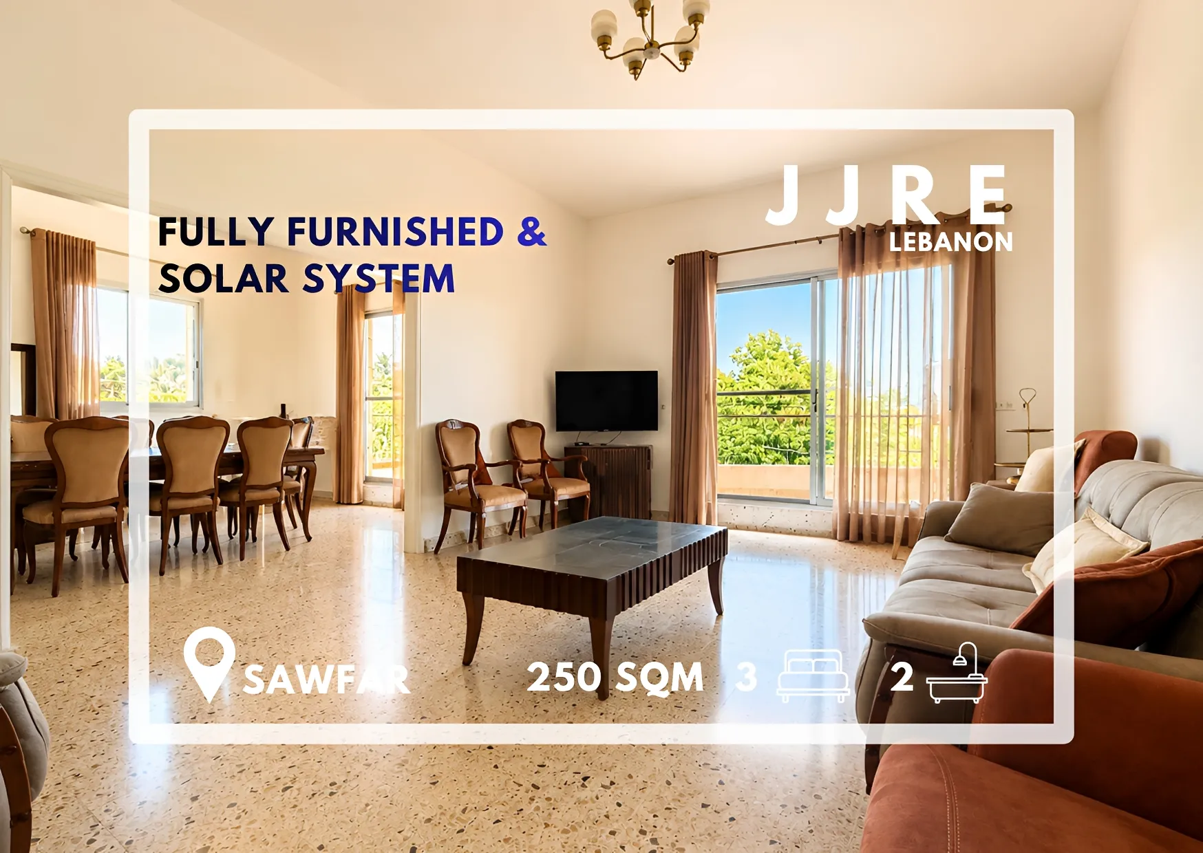 Apartment for sale in Saoufar, lebanon