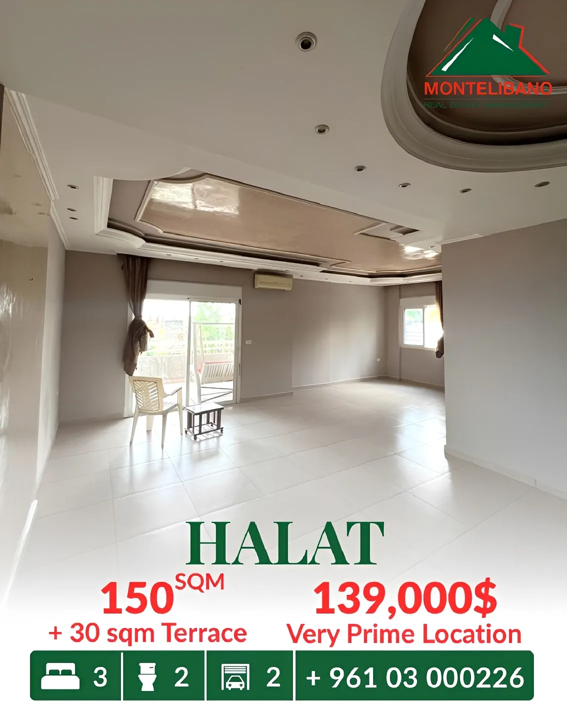 Apartment for sale in Halat, Lebanon