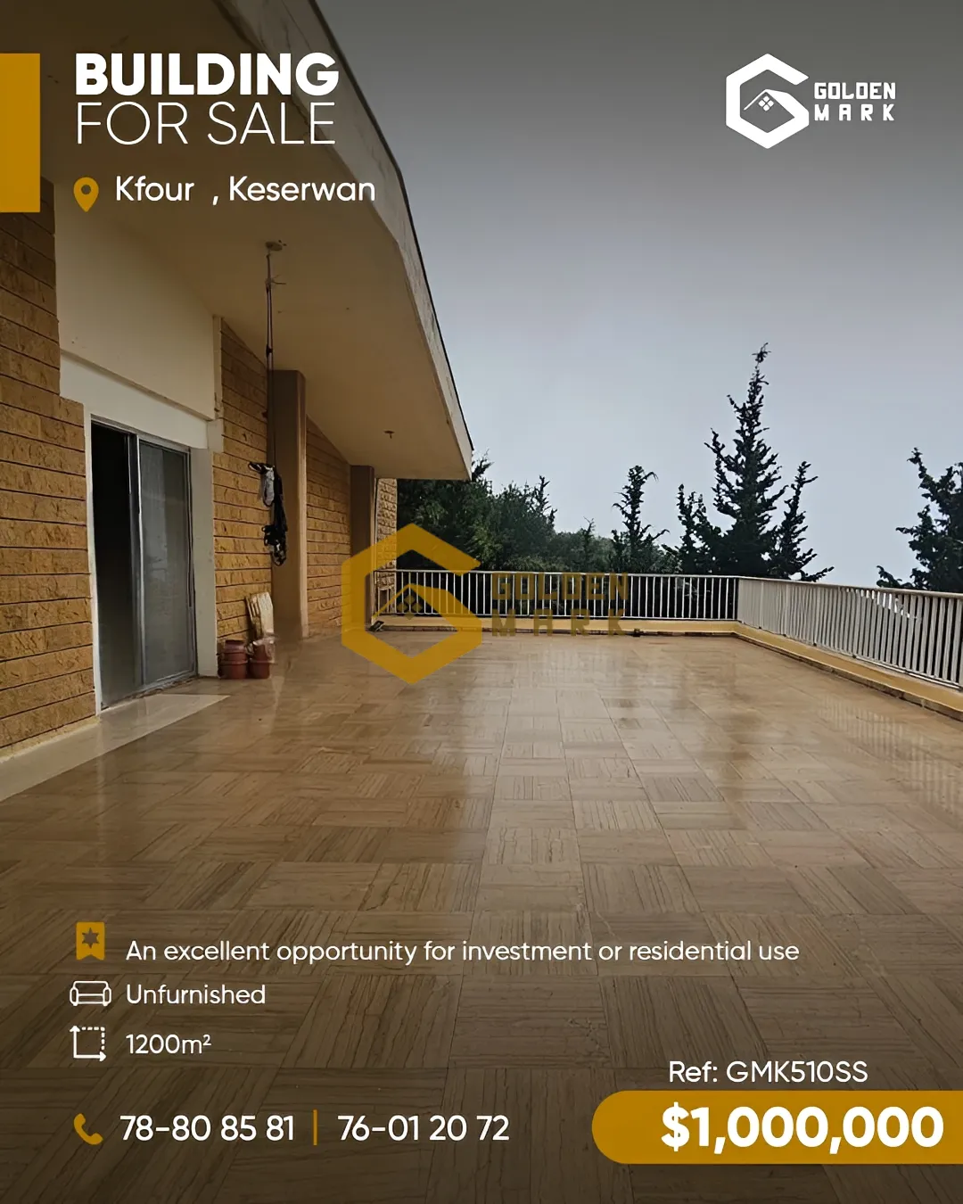 House for Sale in Kfour - 1 bed