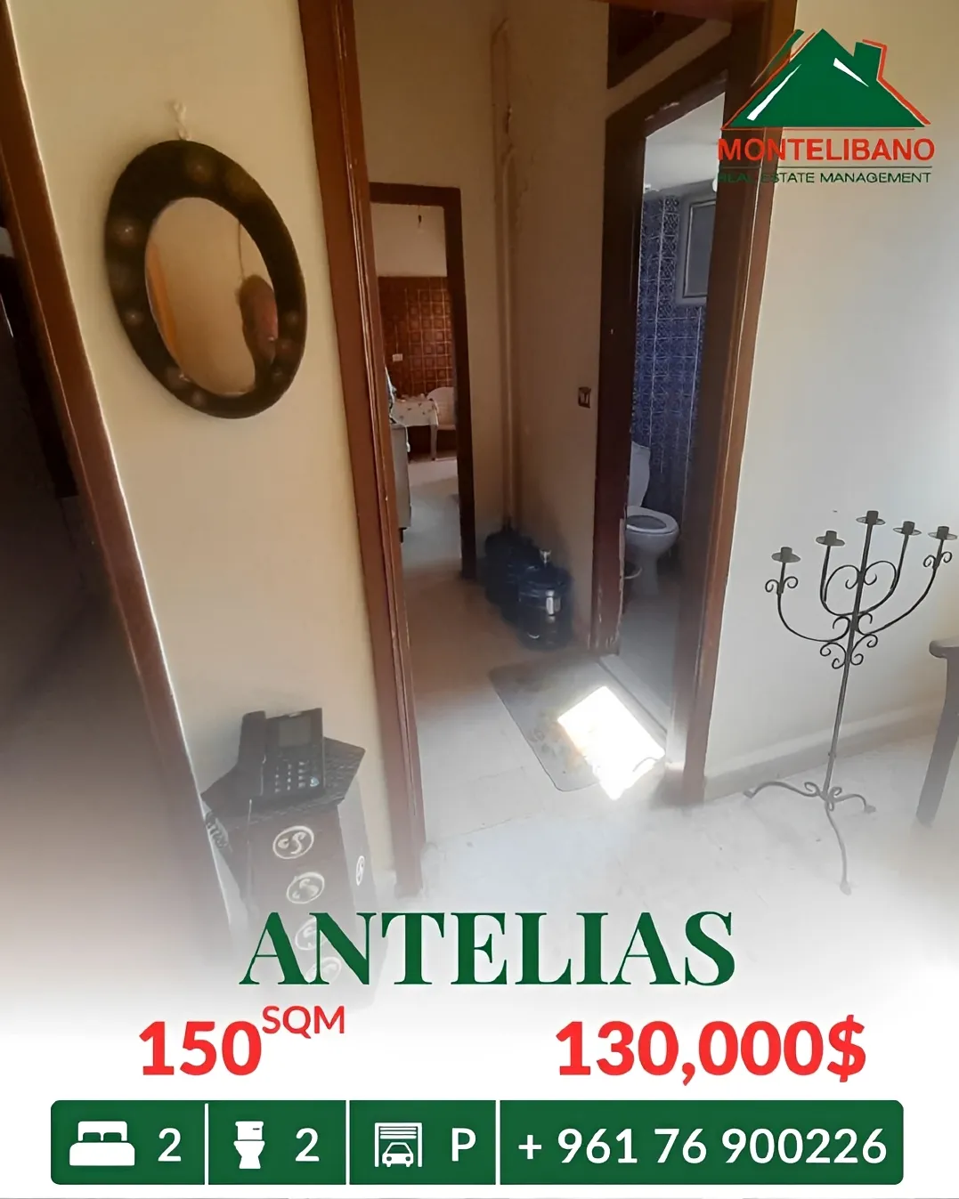 Apartment for sale in Antelias