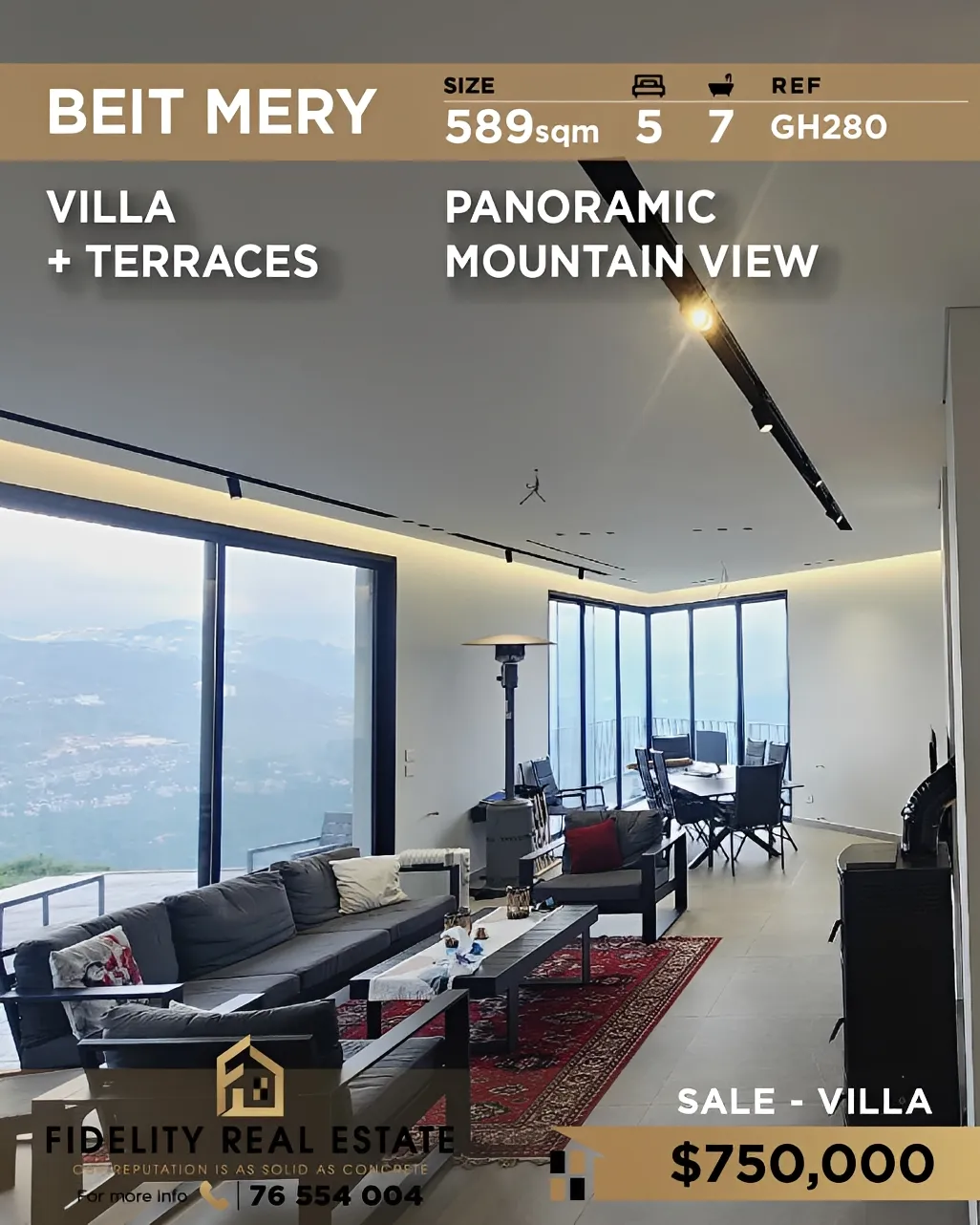 Villa for sale in Beit Meri, Lebanon