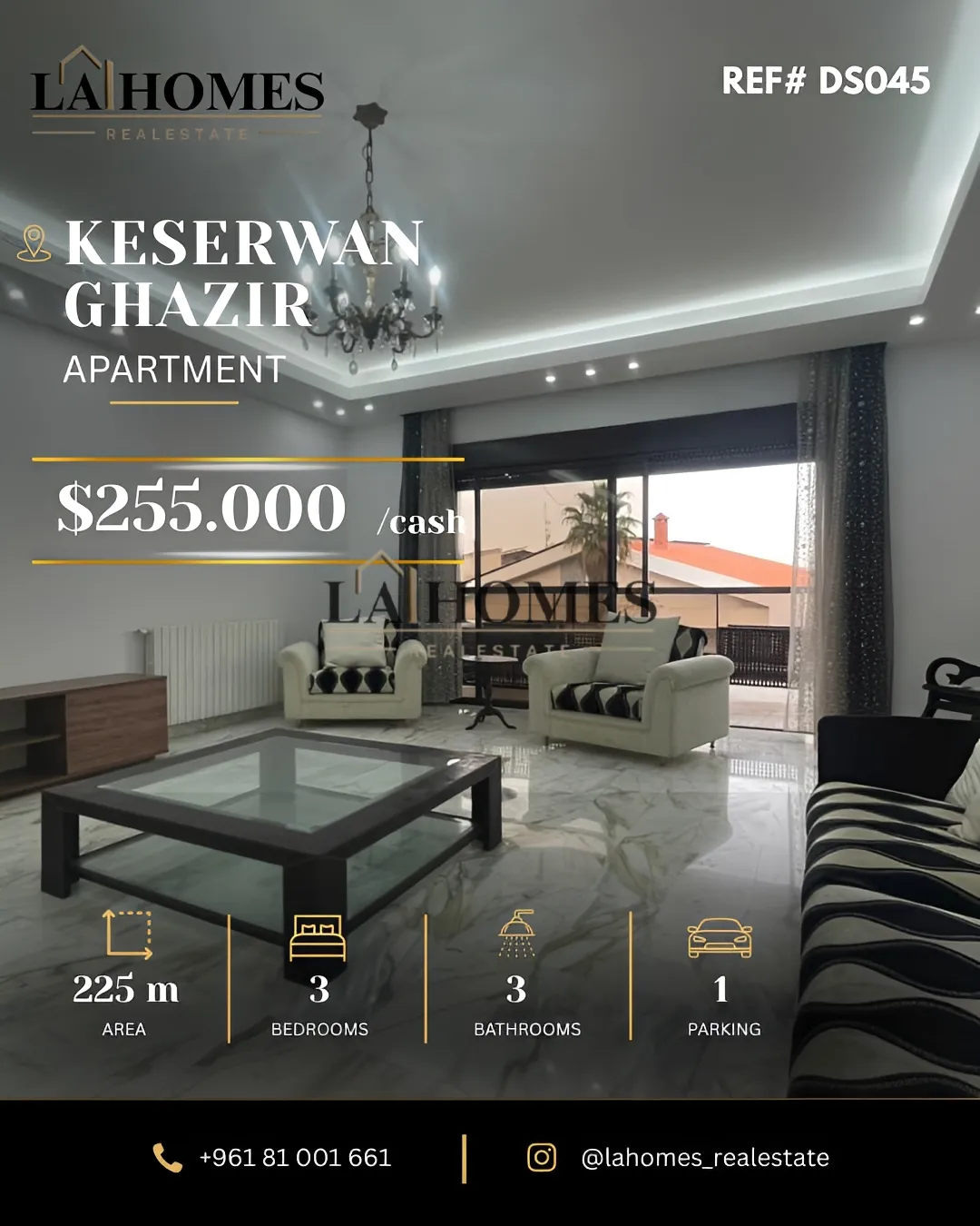 Apartment for sale in Ghazir