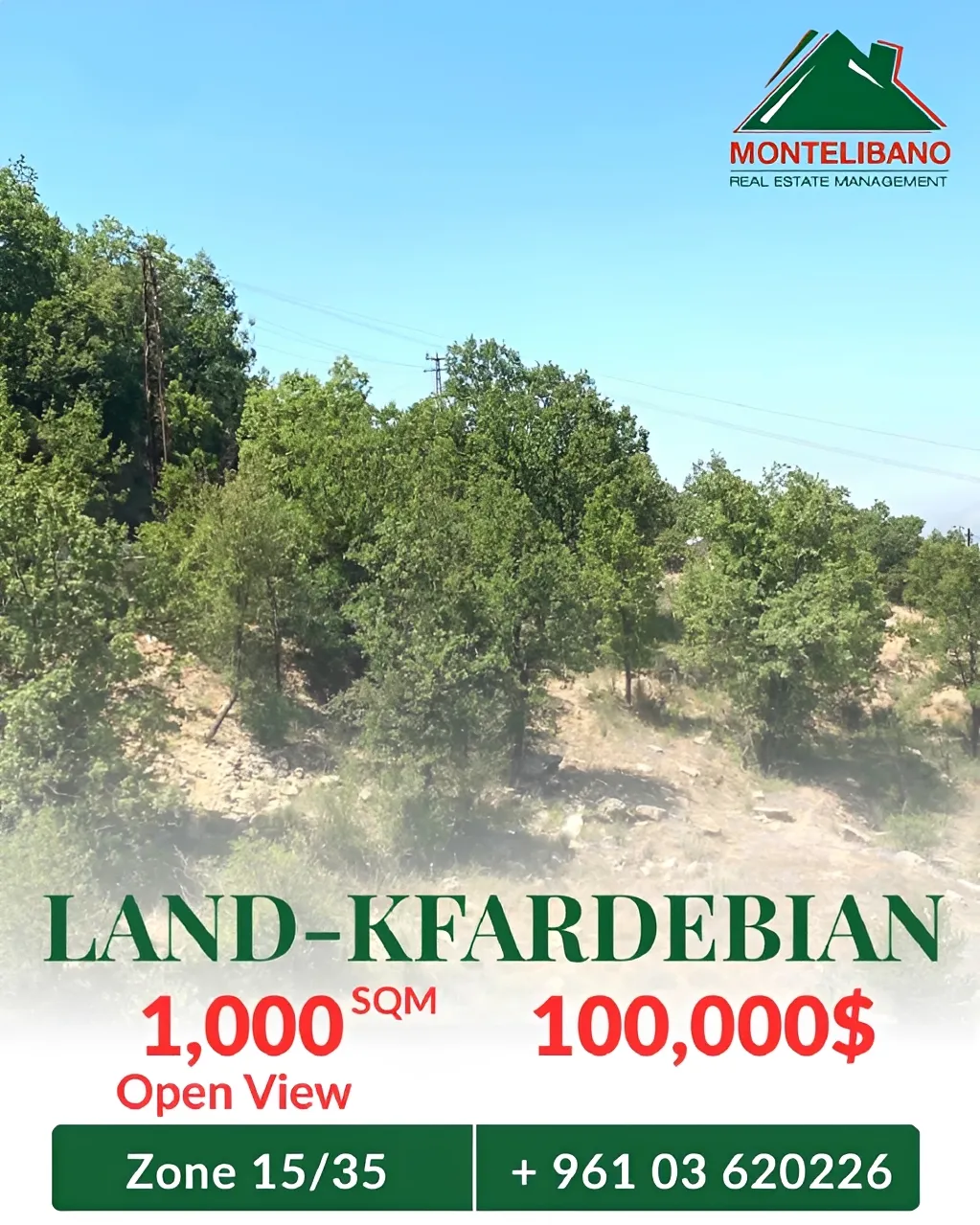 Residential Land for sale in Kfardebian, Lebanon