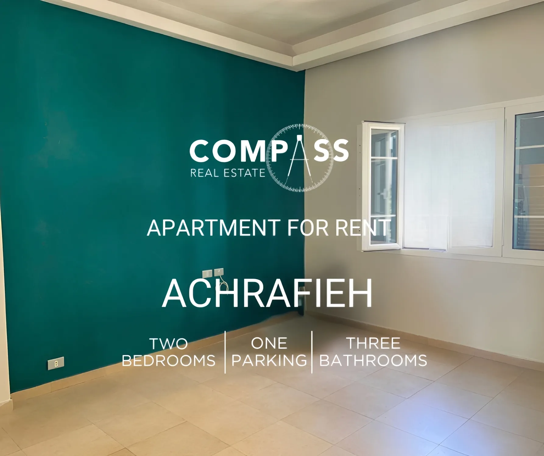 Apartment for Rent in Achrafieh, Beirut, Lebanon - 2 bed, 3 bath