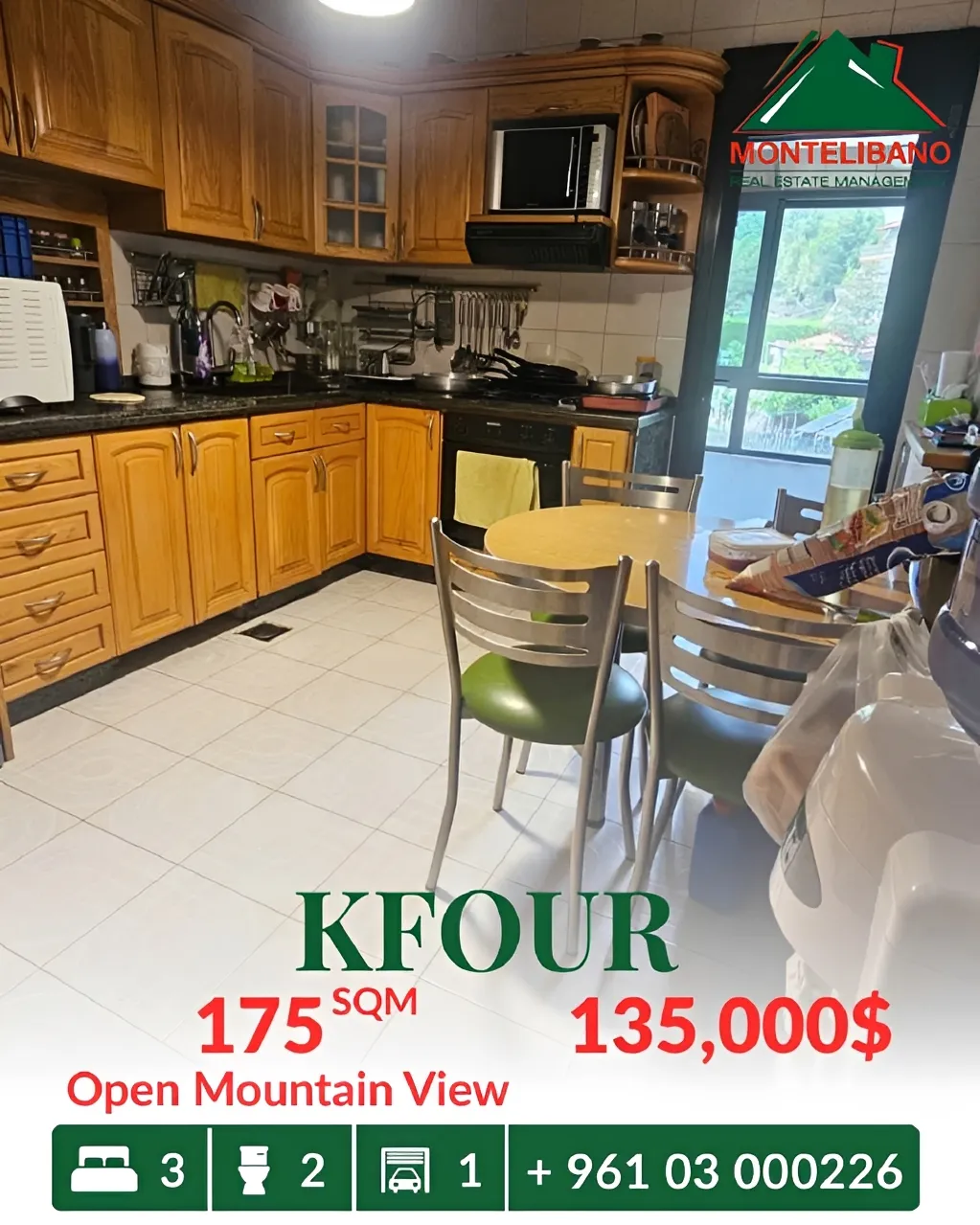 Apartment for sale in Kfour