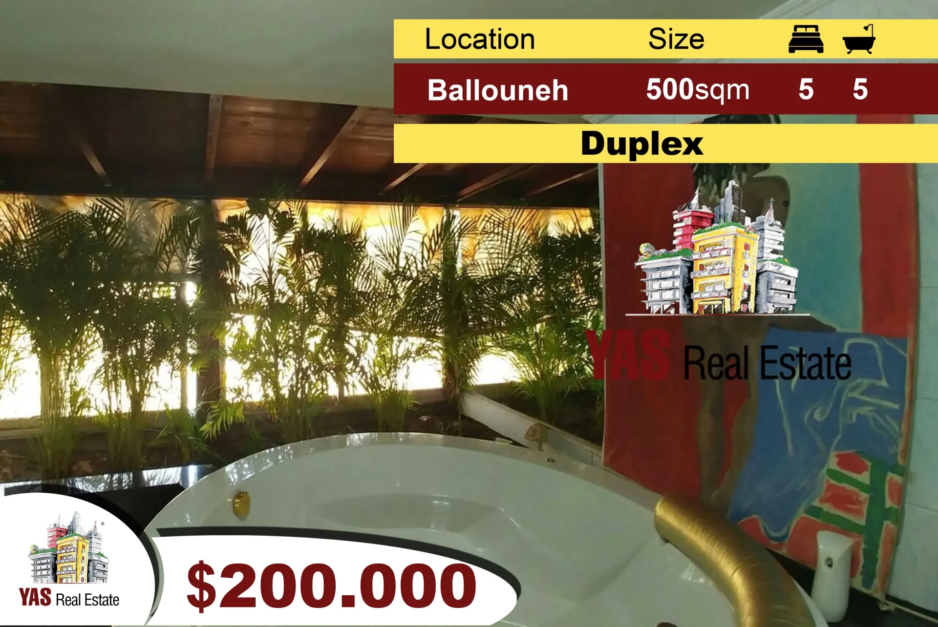 Apartment for Sale in Ballouneh
