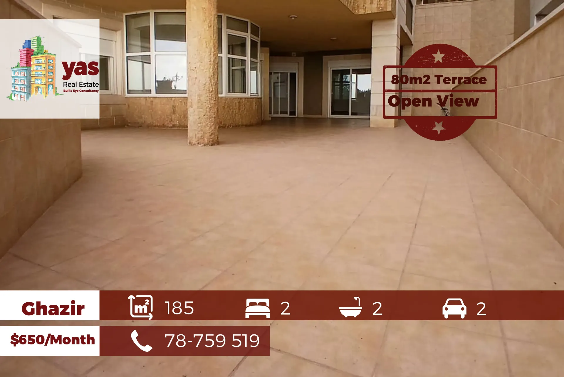 Apartment for Rent in Ghazir